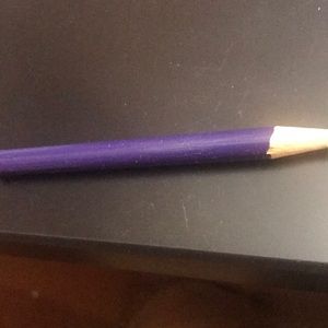 A purple pencil